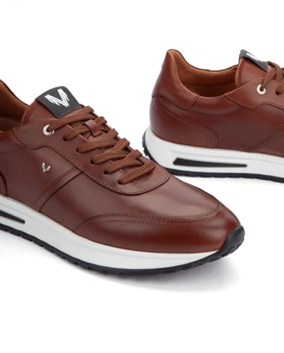 MARTINELLI Hanbury Baskets Homme | Cuir | Lacets | Marron – vue 4