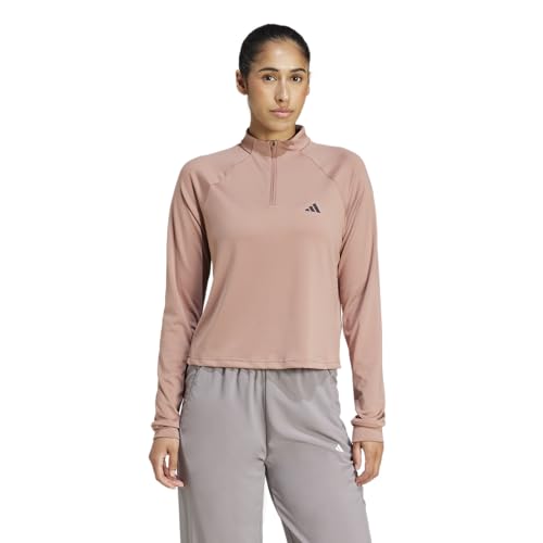 adidas Women's Train Essentials Quarter-Zip Track Top2