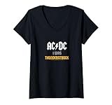 Womens ACDC - I was Thunderstruck V-Neck T-Shirt