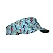 RIORANGE Cartoon Colorful Seahorse Starfish Sports Sun Visor Hats Baseball Cap Adjustable Empty Top Hat Sunscreen Cap Tennis Golf Visors Headwear Summer UV Protection Beach Caps for Outdoor Running
