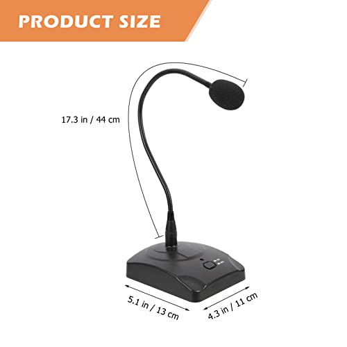 MILISTEN Microfone de Conferência Desktop Microfone Com Fio de Alta Sensibilidade Microfone Capaciti