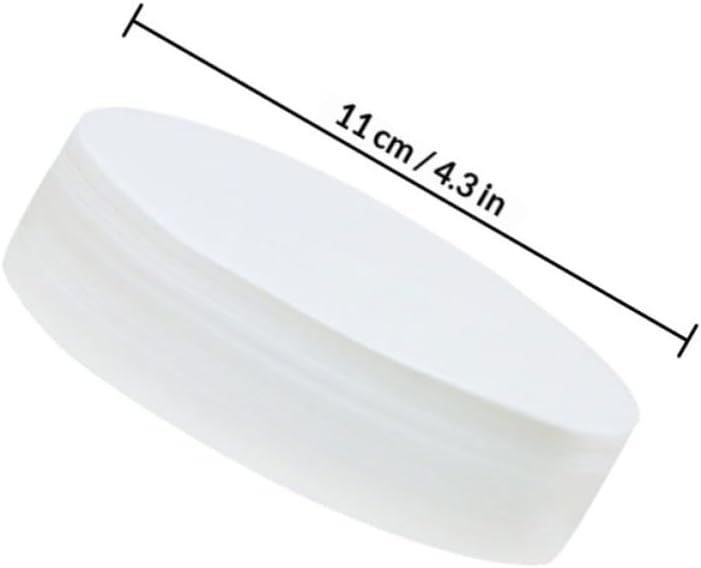 100 Pcs round Hamburger Patty Parchment Paper Sheets Nonstick Paper Wraps for Smash Burger Press Easy to Use White 11cm for Kitchen