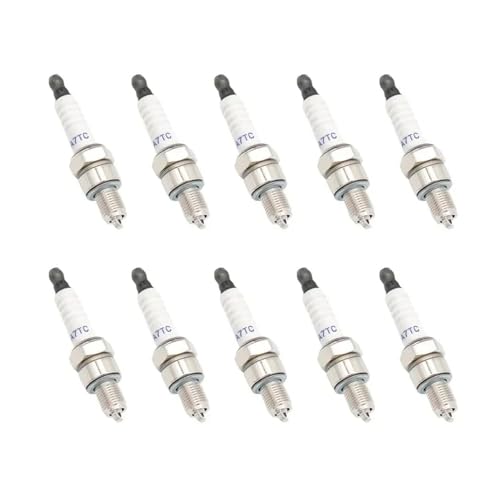 Bougie d'allumage A7TC haute résistance pour moteur 4 temps de jardinage lot de 10