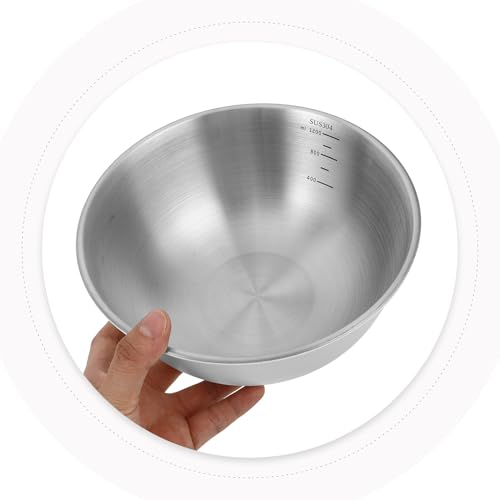 SOLUSTRE Set de 2 Tazones de Acero Inoxidable para Mezclar 19 y 22 cm miniatura 7