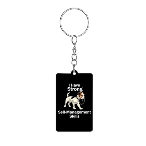 Image of Self-management Skills Acrylic Keychain with Picture Bag Decorative Accessories Keychain for Car Keys Surprise Holiday Gift 1PC