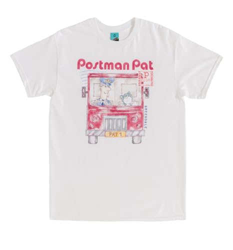 Image of TruffleShuffle Postman Pat and Jess White T Shirt