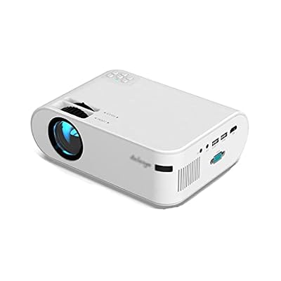 P62 Mini Projector 4000 Lumens, 1920 * 1080P Supported LED Video Beamer for Mobile Phone Mirroring Android Optional(E)