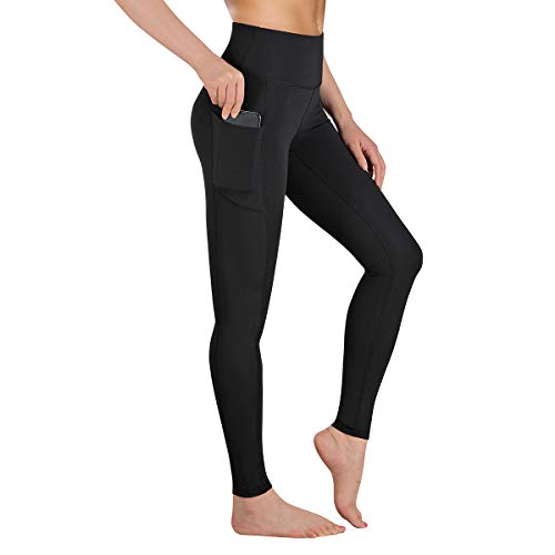 GIMDUMASA Leggings with Pockets for Women High Waist Yoga Pants Flex Leggings Tummy Control Workout Running Tights GI188