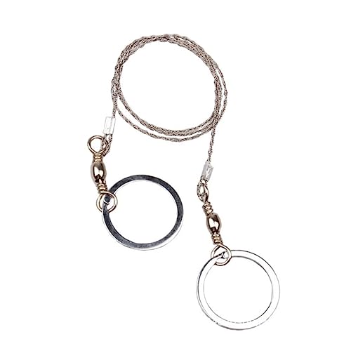 Artibetter Survival Pocket Chainsaw Outdoor Survival Saw 6pcs Stainless Steel Wire Saw for Hiking Camping Hunting