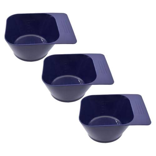 WRITWAA Cuenco Grande Para Mezclar Tintes Cuencos Para Teñir El Cabello Salón De Peluquería Cuenco De Plástico Azul