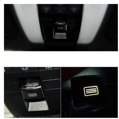 Car Sunroof Switch for W204 C-Class for W212 for A207 E-Class for W218 for CLS- Car Sunroof Window Switch Button 21290646019051(Black)