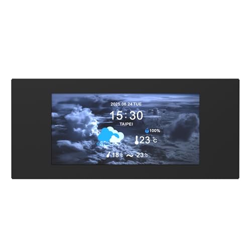 Image of Thermaltake View 600 TG 6.0 Inch LCD Screen Panel Kit; LCD and Panel; 1480x720p; TTRGBPlus 3.0 Supported; Type-C to USB (9-Pin);