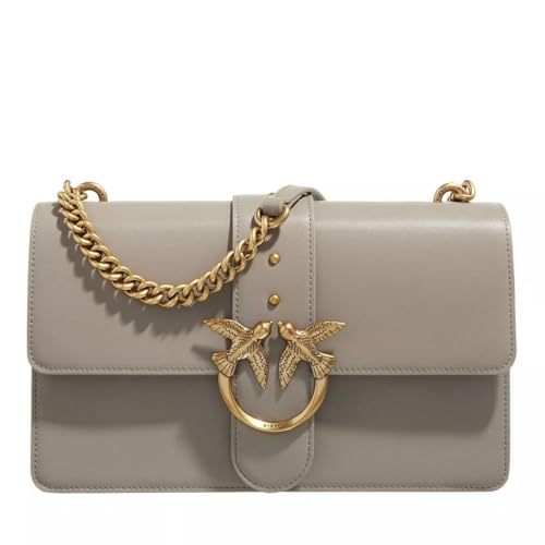 Pinko Pinko Love One Classic Cl Vitello Se, Borsa Donna, I68q_noce-antique Gold, Taglia unica