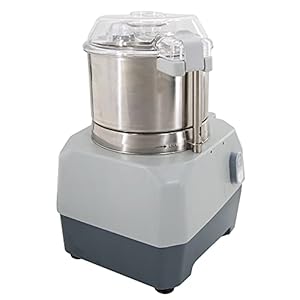 Hakka 3 Qt. Stainless Steel Batch Bowl Food Processor & Vegetable Bowl Chopper for Slicing, Shredding, Mincing, and Puree.