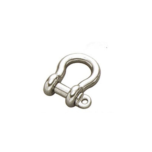 6mm STAINLESS STEEL 316 (A4) Bow shackle Pack Size : 2
