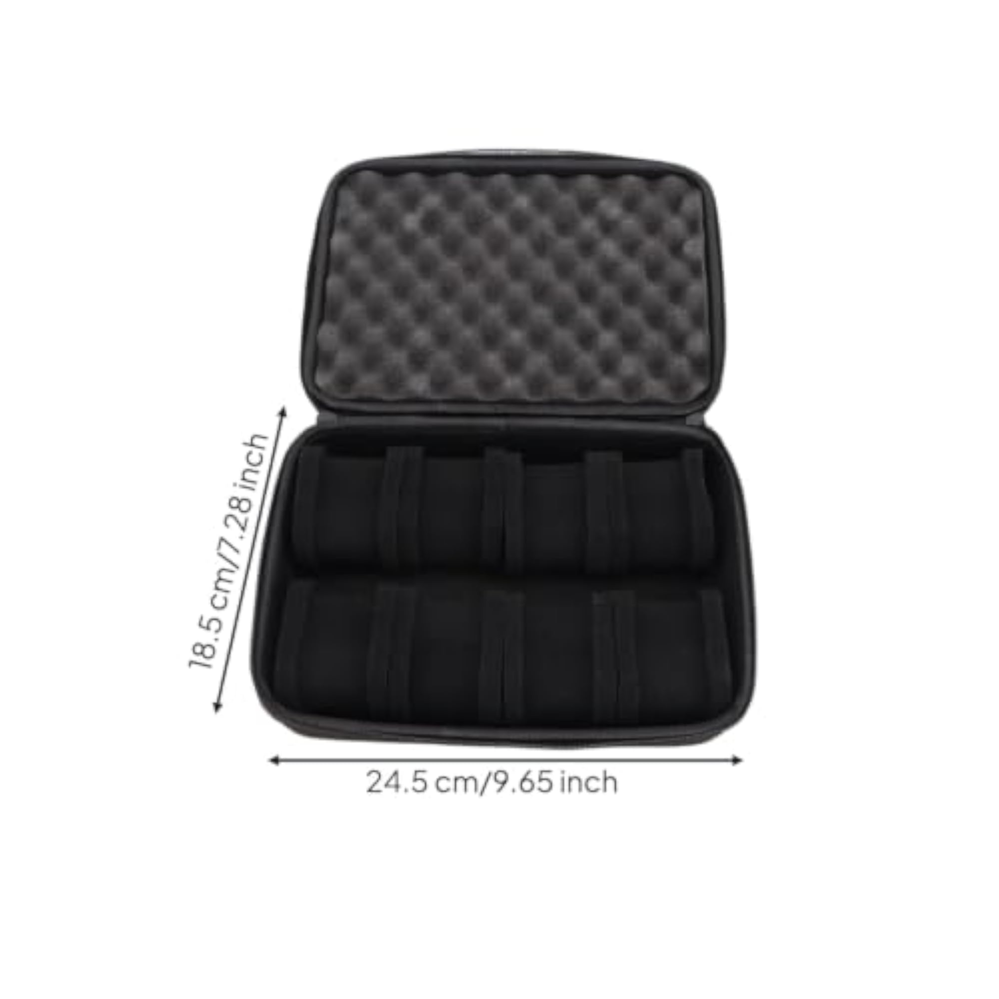 8-Slot Zippered Watch Case
