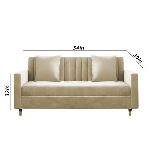 Image of Casaliving Garcia 3+2+1 Seater Sofa Set for Living Room (Cream Colour) Premium Fabric Sofa