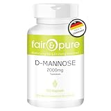 Fair & Pure® - D-Mannosio 500mg - alto dosaggio - Vegano - 120 Capsule