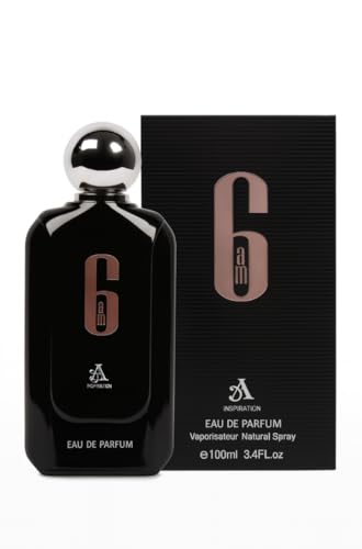 6 AM Perfume for Men Long Lasting Mens Perfume Inspired by A.fnan 9.PM Aftershave Men with Apple Cinnamon Lavender & Bergamot Scent Eau de Parfum for Men 100ml