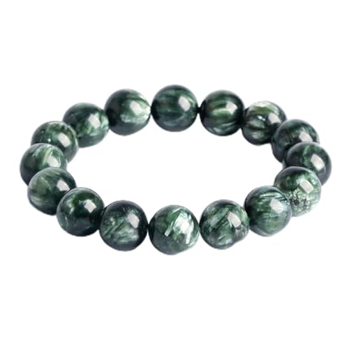 Pulseras de cristal dragón verde 14mm con energía positiva y yoga