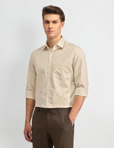 Image of Arrow Men's 100% Cotton Slim Fit Shirt
