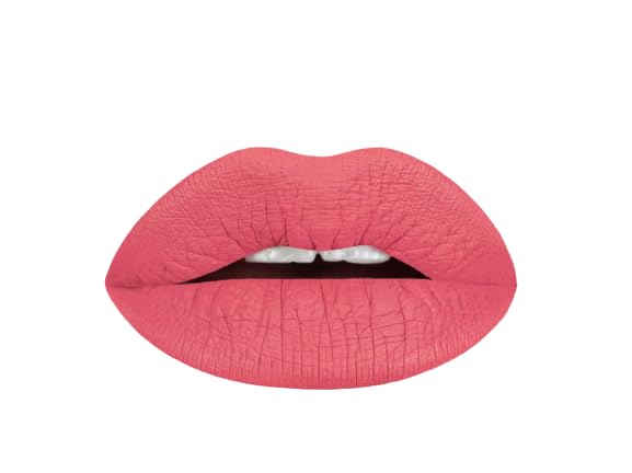 Aromi Matte Liquid Lipstick | Mango Coral Lip Color, Vegan, Cruelty-free, Long-Lasting, Kiss and Smear Proof, Handmade (Mango Tango)