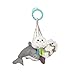 WDBK Baby Hung Giocattolo per seggiolino auto, sonagli morbidi per bambini con sonaglio, sonagli multifunzione, peluche per bambini, frutta, carrozzina