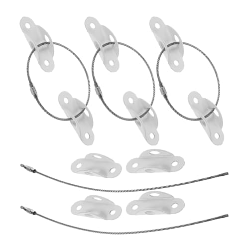 HAPINARY 5 Sets Furniture Anchors Wall Anchor Kit for Corner Guards Bumpers for Proofing Furniture