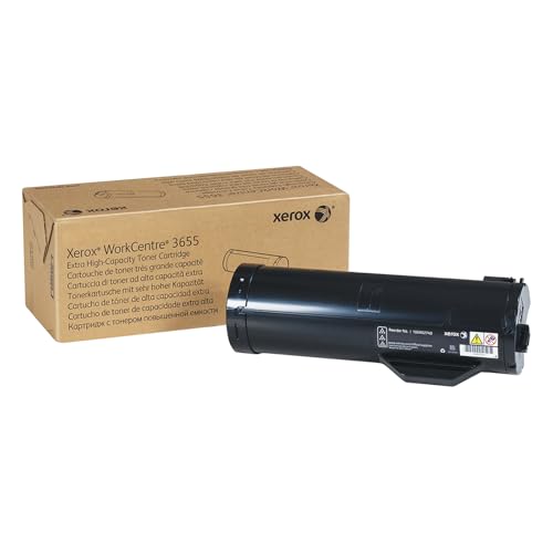 Cartucho de toner preto Xerox extra de alta capacidade para o WorkCentre 3655, 106R02740