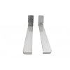 Dee-Zee Running Boards for Ford E-150/E-250 2006-2014 | Cut-A-Away | 37In | Silver
