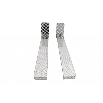 Dee-Zee Running Boards for Ford E-150/E-250 2006-2014 | Cut-A-Away | 37In | Silver