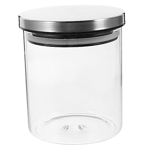 Grain Jar，Recipientes de preparación de comidas Tanque de almacenamiento hermético Contenedores de harina Contenedores de soporte de granos for alimentos Tarro de galletas Contenedores for organizar T