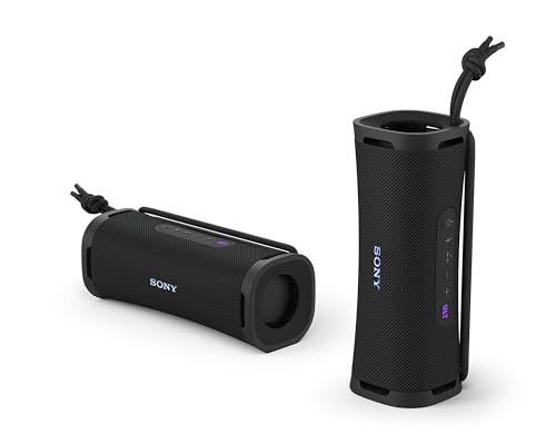 Sony ULT Field 1 - Enceinte Portable sans Fil Bluetooth ULT Power Sound, Basses Profondes, IP67, étanche à l'eau/poussière et antichocs, Batterie 12h, Prise d'appel, extérieur, Voyage - Noir