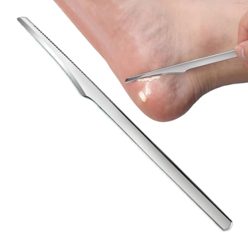 Archivo de archivo Callus Remover - Herramienta De Trituradora Manual De Acero Inoxidable, Lijadora De Piel Áspera | Exfoliante De Cuchilla Rascagranos De Para El Cuidado De Talones