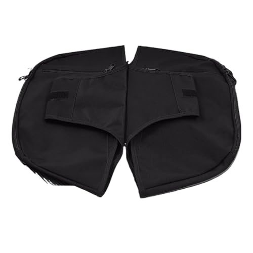 Chauffe-jambes moto noirs et sac à dos étanche pour Touring FLHR