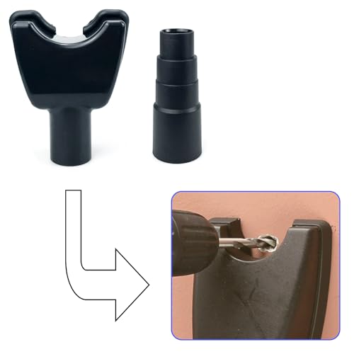 HAPPOW Hands-Free Dust Collector,Drill Dust Collector,Wall-Mounted Vacuum Cleaner for Effective Extraction, Dust Collection Tool,for Removing Debris and Dust in Drilling 4 HAPPOW Hands-Free Dust Collector,Drill Dust Collector,Wall-Mounted Vacuum Cleaner for Effective Extraction, Dust Collection Tool,for Removing Debris and Dust in Drilling - Image 4