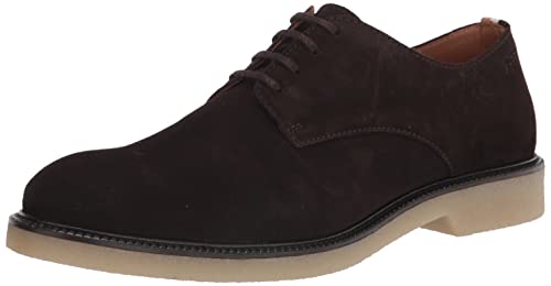 Image of BOSS Men's Suede Lace Up Desert Boot With Embossed Logo