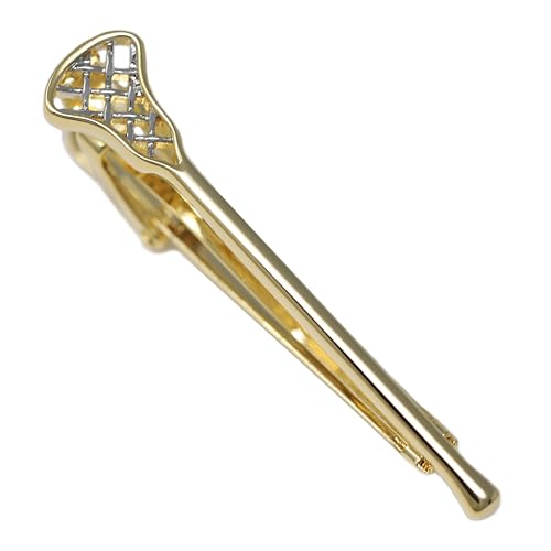 MENDEPOT Animal Tie Bar Lacrosse Tie Clip Gift