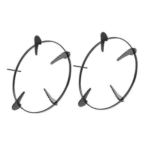 UTHCLO 2 piezas Soporte para Cocina Gas para Estabilidad de Wok y Sartenes para Hogar y Cafetería Resistente y Duradero