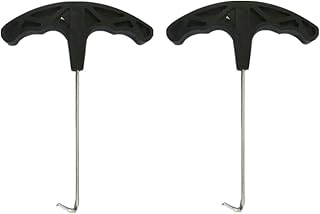 CQADSC 2 PCS Trampoline Spring Tool Durable Tent Peg Puller Tent Peg Ground Hook Trampoline Accessories Peg Puller Extractor for Jumping Trampoline,Camping & Other Outdoor Sports