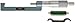 Mitutoyo 147-351 Hub Micrometer, Ratchet Stop, 0-1" Range, 0.001" Graduation, +/-0.0001" Accuracy