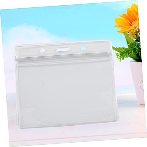 Support de Carte Horizontal Étanche Transparent avec Cordon 100pcs - 4
