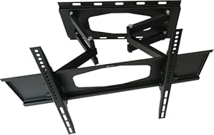 NEMAXX® MK05 TV-Wandhalterung für LCD-, LED- und Plasma-TVs und Monitore, neigbar, universell für viele Hersteller, max. VESA 700 × 400, 32 – 70 Zoll – Schwarz