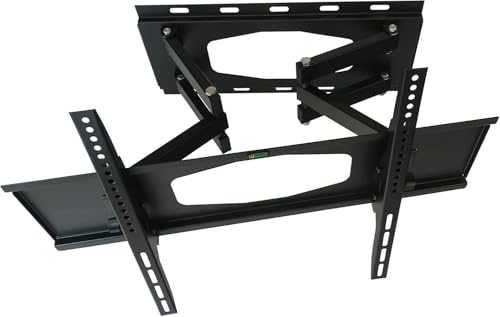 NEMAXX® MK05 TV-Wandhalterung für LCD-, LED- und Plasma-TVs und Monitore, neigbar, universell für viele Hersteller, max. VESA 700 × 400, 32 – 70 Zoll – Schwarz