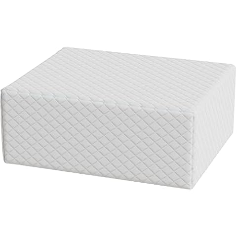 GLEUR Square Pillow for Side Sleepers - Made in USA, High Density Gel Memory Foam Side Sleeper Pillow for Neck and Shoulder Pain Relief, Cervical Support- Firm Therapeutic Pillow. 15" X 12" X 6 Cover