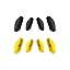 Black+yellow Nose Pad-4 Pairs Black+yellow Nose Pad-4 Pairs