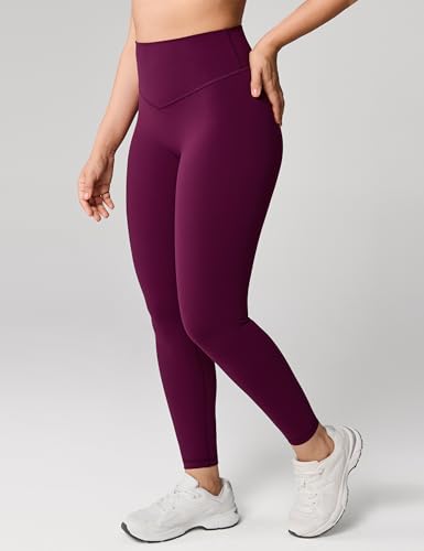 Image of UNISSU Hugcurve No Front Seam High Waisted Workout Leggings for Women Buttery Soft Yoga Pants Gym Athletic Tights - 25''