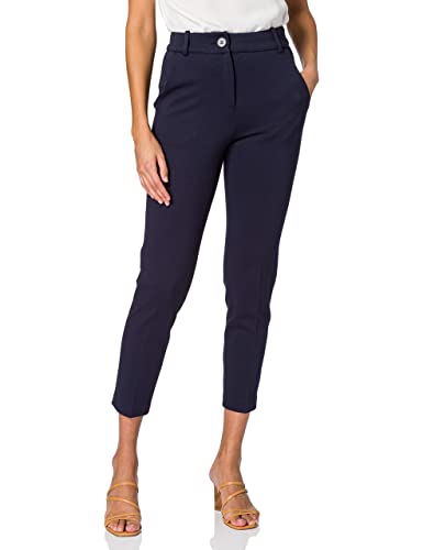 ESPRIT Collection Damen Hose 991eo1b308, Navy, 38W / 28L