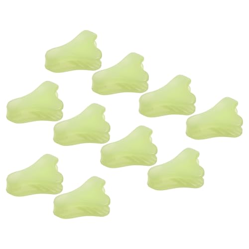 MECCANIXITY Tent Rope Buckle Tensioner, Large Triangle Cord Adjuster for Camping Hiking Backpacking Travel, Fluorescent Green Pack of 40