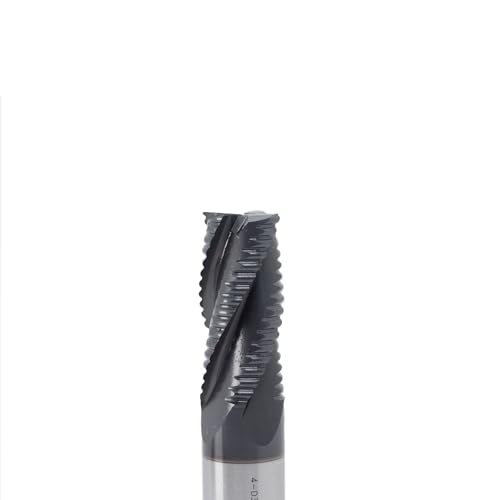 Image of Roughing End Mill JESTUOUS HSS Square Nose 4 Flute Fine Tooth Bit 3 /4 inch Shank Dia.1-5 /8 inch Flute Length for Milling Metal Steels,1 Piece